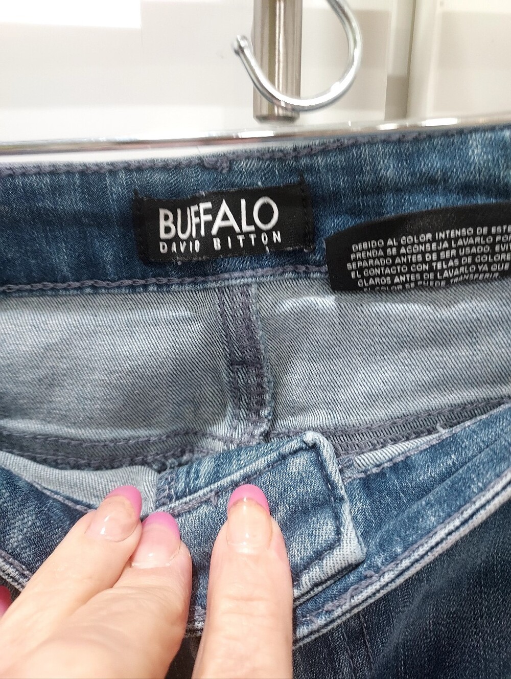 Buffalo David Bitton Womens Classic Straight Jeans - Blue - Picture 2 of 6